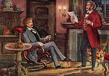 Mark Twain writes a play with Bret Harte