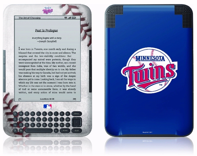 Major League Baseball sports team logo custom Kindle protective skin