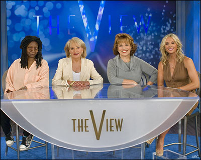 The cast of The View with Whoopi Goldberg