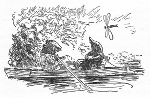 Wind and the Willows - Ratty and Mole on the river