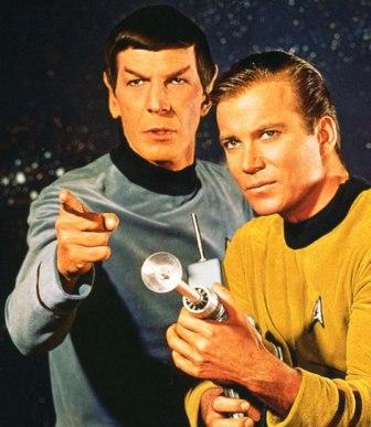Captain Kirk and Mr. Spock