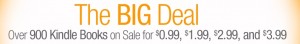Amazon Big Deal 99-cent ebook sale
