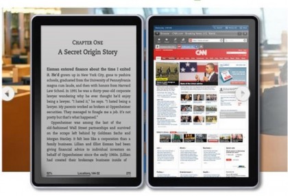 Amazon two-screen Kindle Android tablet