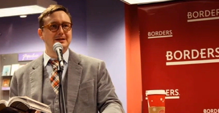 Daily Show correspondent John Hodgman at Borders bookstore Daily Show correspondent John Hodgman at Borders bookstore