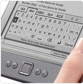79 Kindle keyboard uses controller instead of touchscreen