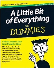 A Little Bit of Everything for Dummies yellow cover