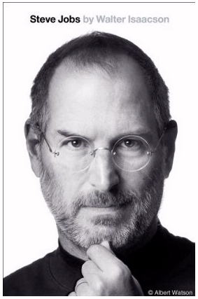 Cover of Steve Jobs biography by Walter Isaacson