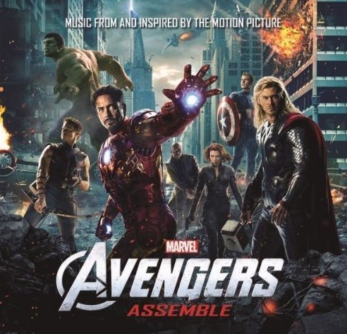 The Avengers soundtrack cover The Avengers movie soundtrack cover