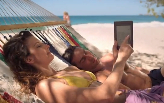 Amazon summer beach resort Kindle ad