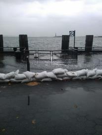 Sand bags for hurricane Sandy in New York City Sand bags for hurricane Sandy in New York City
