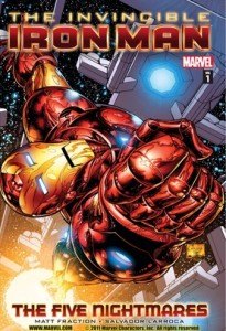 Tony Stark, the Invincible Iron Man Marvel comic book cover