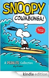 Snoopy surfing book - cover of Cowabunga