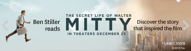 Ben Stiller reads The Secret Life of Walter Mitty in a free audiobook