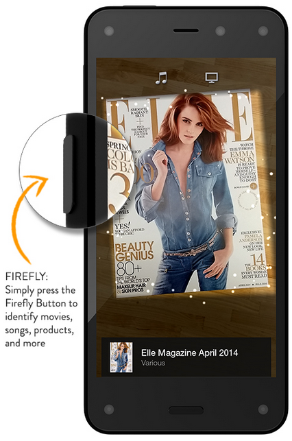 The Firefly button Amazon's Fire Phone