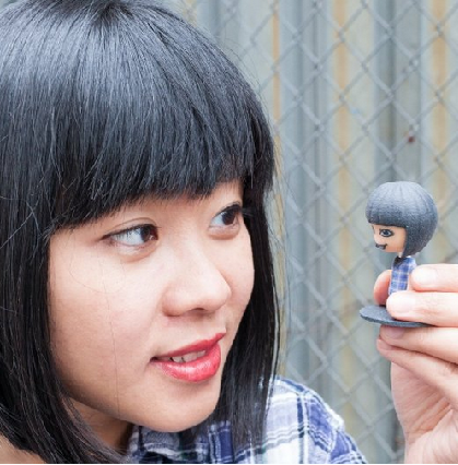 Amazon 3-D printer makes custom personalized bobblehead