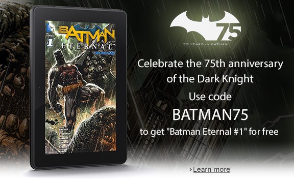 Free Kindle Batman Comic BOok