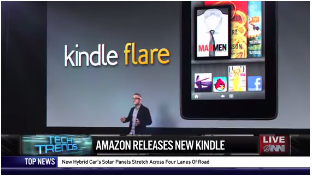 The Onion - Amazon announced Kindle Flare