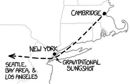 XKCD book tour map