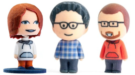 3D Printed Customized Bobbleheads