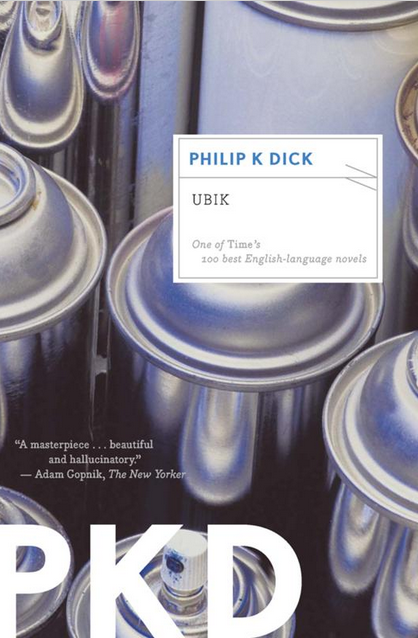 Ubik book cover by Philip K Dick