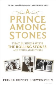 A Prince Among Stones by Prince Rupert Loewenstein - Rolling Stones pictures on book cover