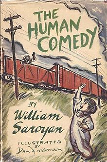 Original cover for William Saroyan's The_Human_Comedy_(novel)