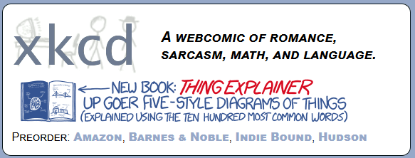 New XKCD diagram book - Thing Explainer